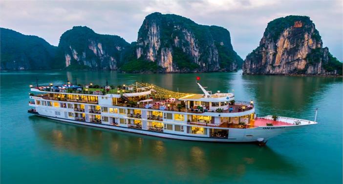 Chương trình  Hạ Long 2 ngày 1 đêm du thuyền Verdure Lotus Grandeur 5 sao
